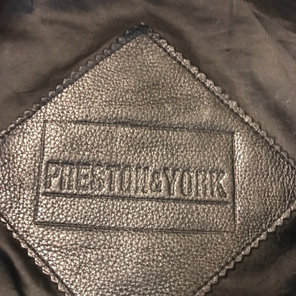 Real Leather jacket. Size Large. Super nice. Bought at Macy’s. Preston & Yorki - Picture 4 of 10